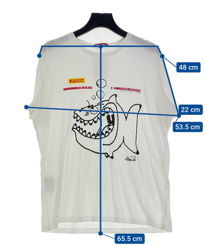 PRADA เสื้อยืด/เสื้อท็อปส์