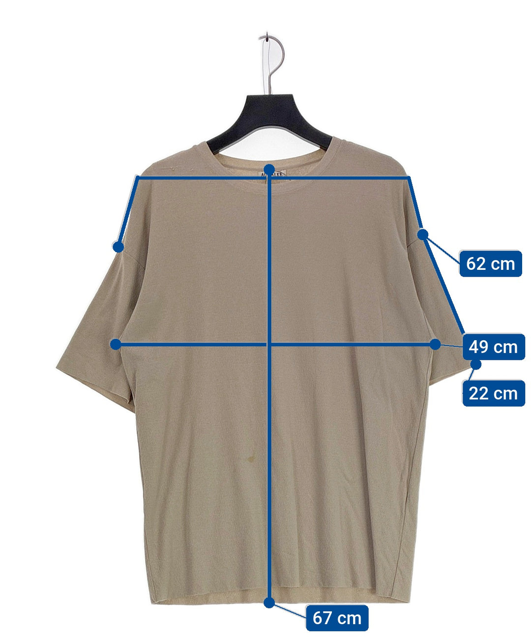 AURALEE เสื้อยืด/เสื้อท็อปส์