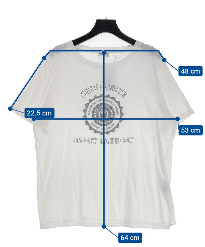 Saint Laurent Paris เสื้อยืด/เสื้อท็อปส์