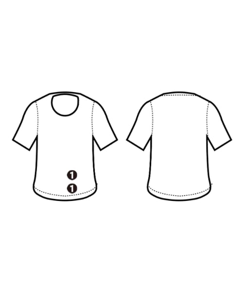 SAINT MICHAEL เสื้อยืด/เสื้อท็อปส์