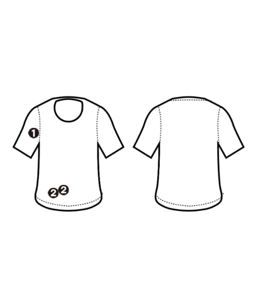 SAINT MICHAEL เสื้อยืด/เสื้อท็อปส์