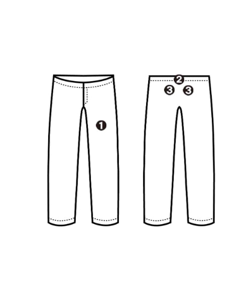 +CLOTHET กางเกงมีกระเป๋าข้างกางเกง2-4 กระเป๋า