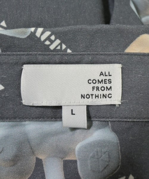 ALL COMES FROM NOTHING เดรสที่เป็นเสื้อเชิ้ตตัวยาว
