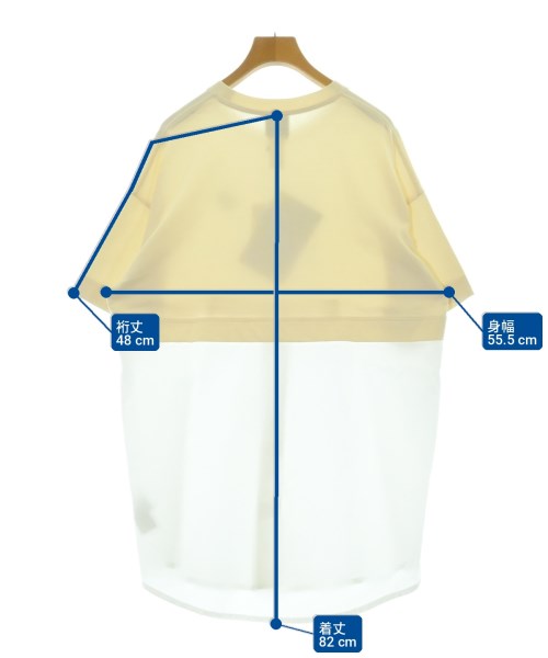 PATOU เสื้อยืด/เสื้อท็อปส์