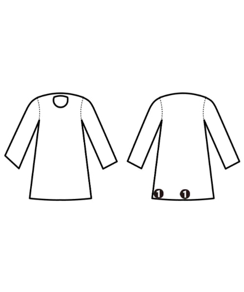 PATOU เดรสที่เป็นเสื้อเชิ้ตตัวยาว