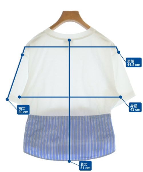 PATOU เสื้อยืด/เสื้อท็อปส์