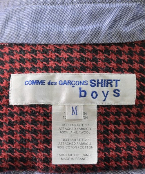 COMME des GARCONS SHIRT boys เสื้อลำลอง