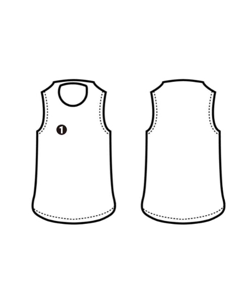 Le Jardin Ouvert เสื้อแขนกุด