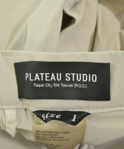 PLATEAU STUDIO กางเกงมีกระเป๋าข้างกางเกง2-4 กระเป๋า