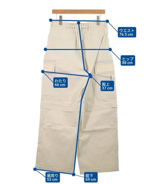 PLATEAU STUDIO กางเกงมีกระเป๋าข้างกางเกง2-4 กระเป๋า