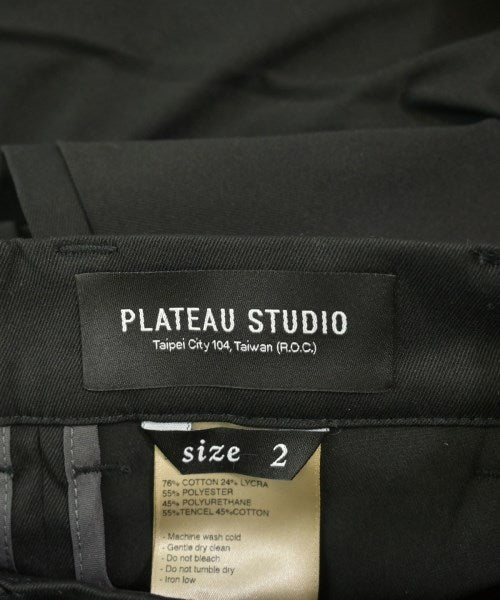 PLATEAU STUDIO กางเกงมีกระเป๋าข้างกางเกง2-4 กระเป๋า