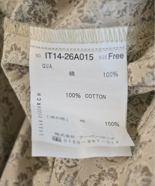 ITEMS URBAN RESEARCH เดรสที่เป็นเสื้อเชิ้ตตัวยาว