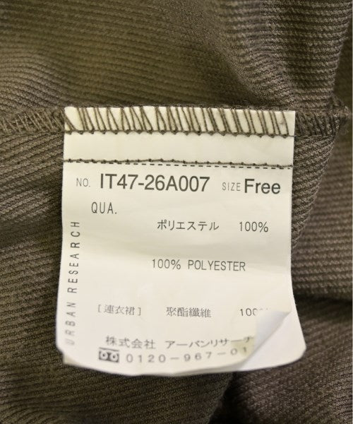 ITEMS URBAN RESEARCH เดรสที่เป็นเสื้อเชิ้ตตัวยาว