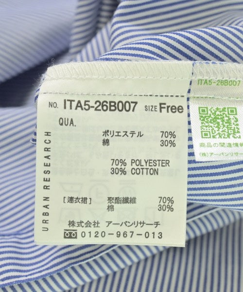 ITEMS URBAN RESEARCH เดรสที่เป็นเสื้อเชิ้ตตัวยาว