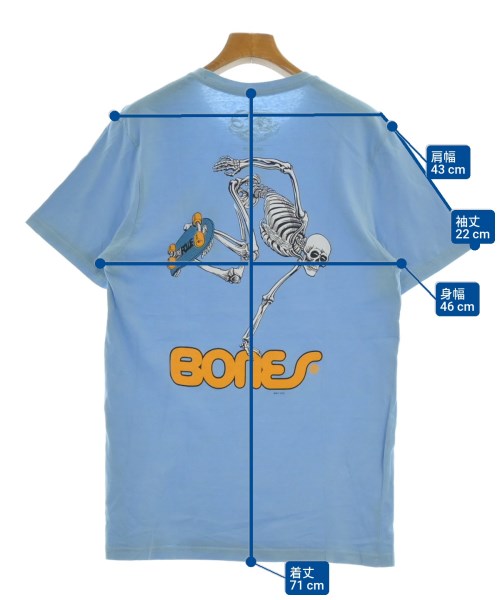 POWELL PERALTA เสื้อยืด/เสื้อท็อปส์