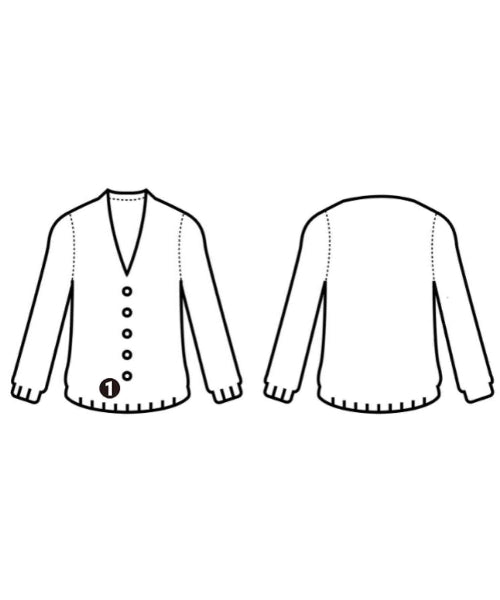 YINDIGO AM เสื้อคาร์ดิแกน