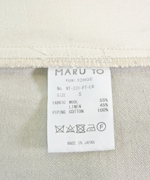 MARU TO กางเกงมีกระเป๋าข้างกางเกง2-4 กระเป๋า