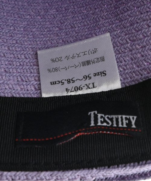 TESTIFY หมวกฟาง