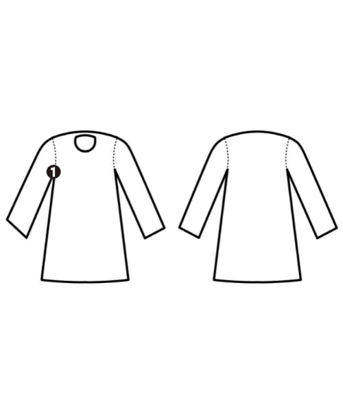 CONTROLLA+ เดรสที่เป็นเสื้อเชิ้ตตัวยาว