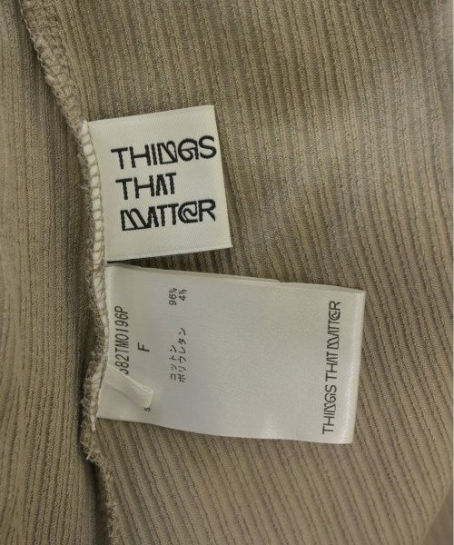 THINGS THAT MATTER เสื้อยืด/เสื้อท็อปส์
