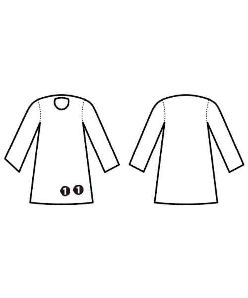 ROCCO เดรสที่เป็นเสื้อเชิ้ตตัวยาว