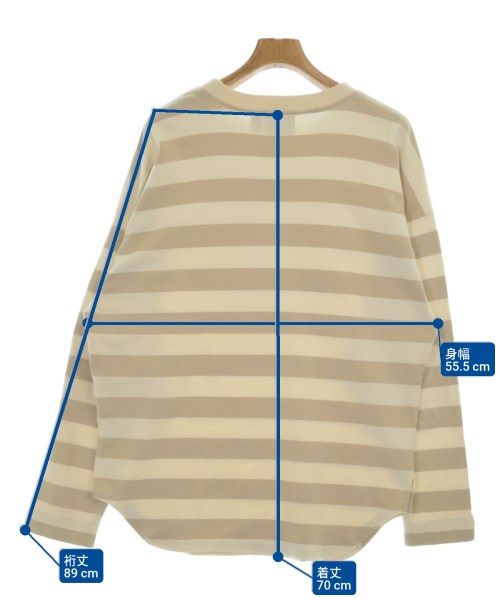 WHITE เสื้อยืด/เสื้อท็อปส์