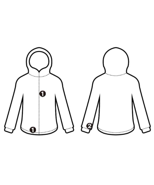 RIOT FACETASM เสื้อฮู้ด
