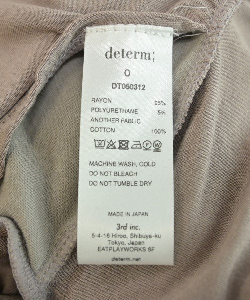 determ; เสื้อยืด/เสื้อท็อปส์
