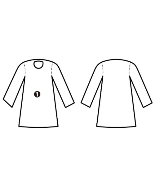 ISABELLE BLANCHE เดรสที่เป็นเสื้อเชิ้ตตัวยาว