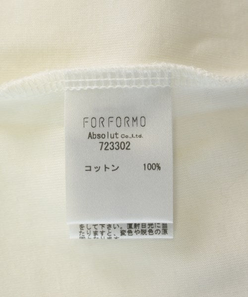 FORFORMO เสื้อยืด/เสื้อท็อปส์