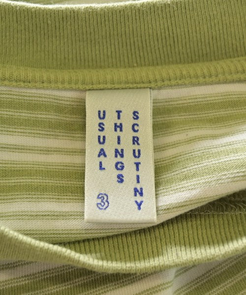 USUAL THINGS SCRUTINY เสื้อยืด/เสื้อท็อปส์