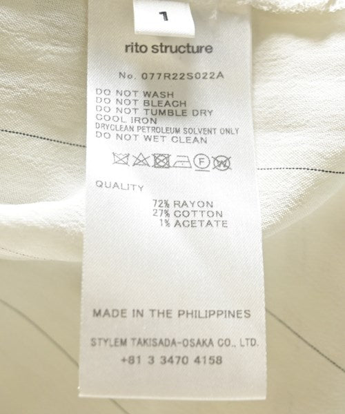 rito structure เดรสที่เป็นเสื้อเชิ้ตตัวยาว