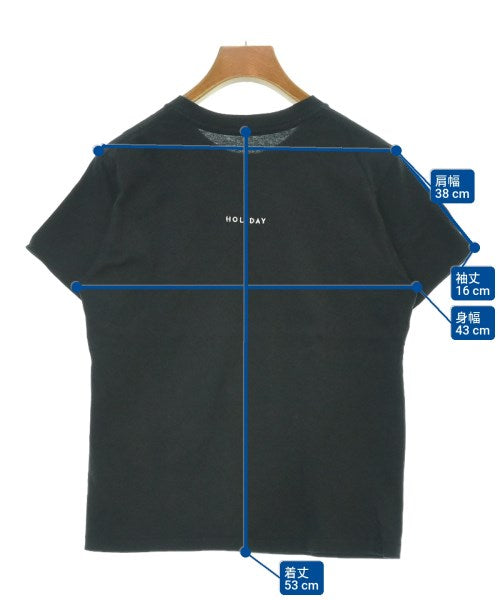 holiday เสื้อยืด/เสื้อท็อปส์
